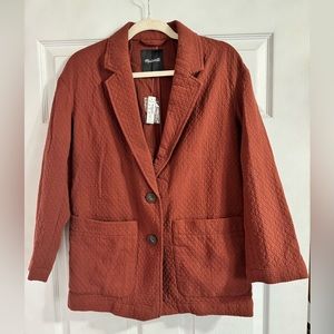 NWT Madewell Quilted Blazer Jacket
